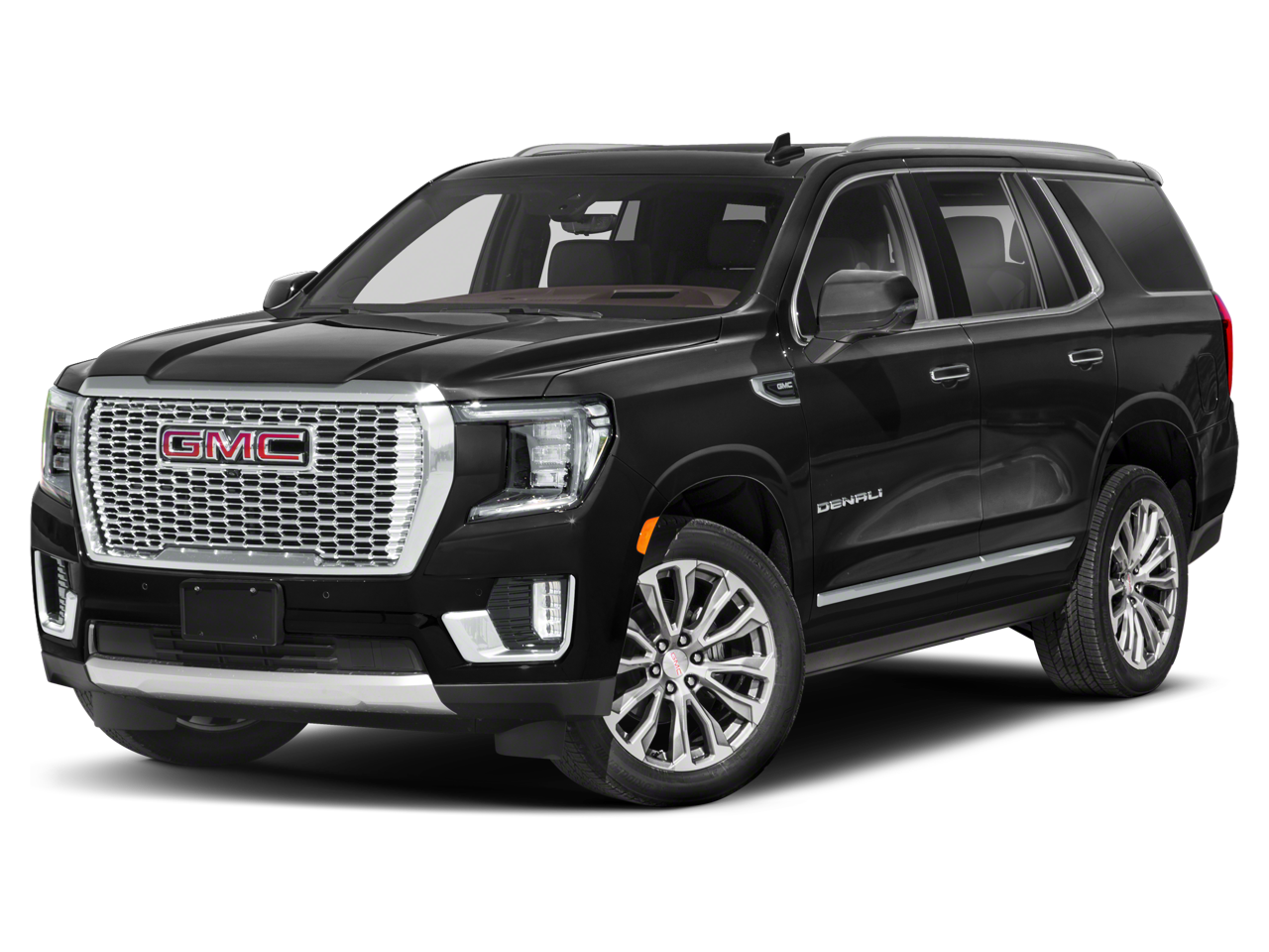 2024 GMC Yukon Denali Ultimate in Onyx Black — front three-quarter view