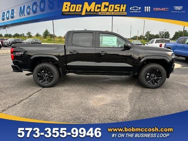 2026 Chevrolet Colorado Z71 in Black — front three-quarter view