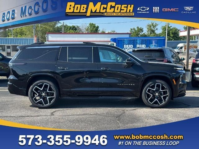 2026 Chevrolet Traverse High Country in Mosaic Black Metallic — front three-quarter view