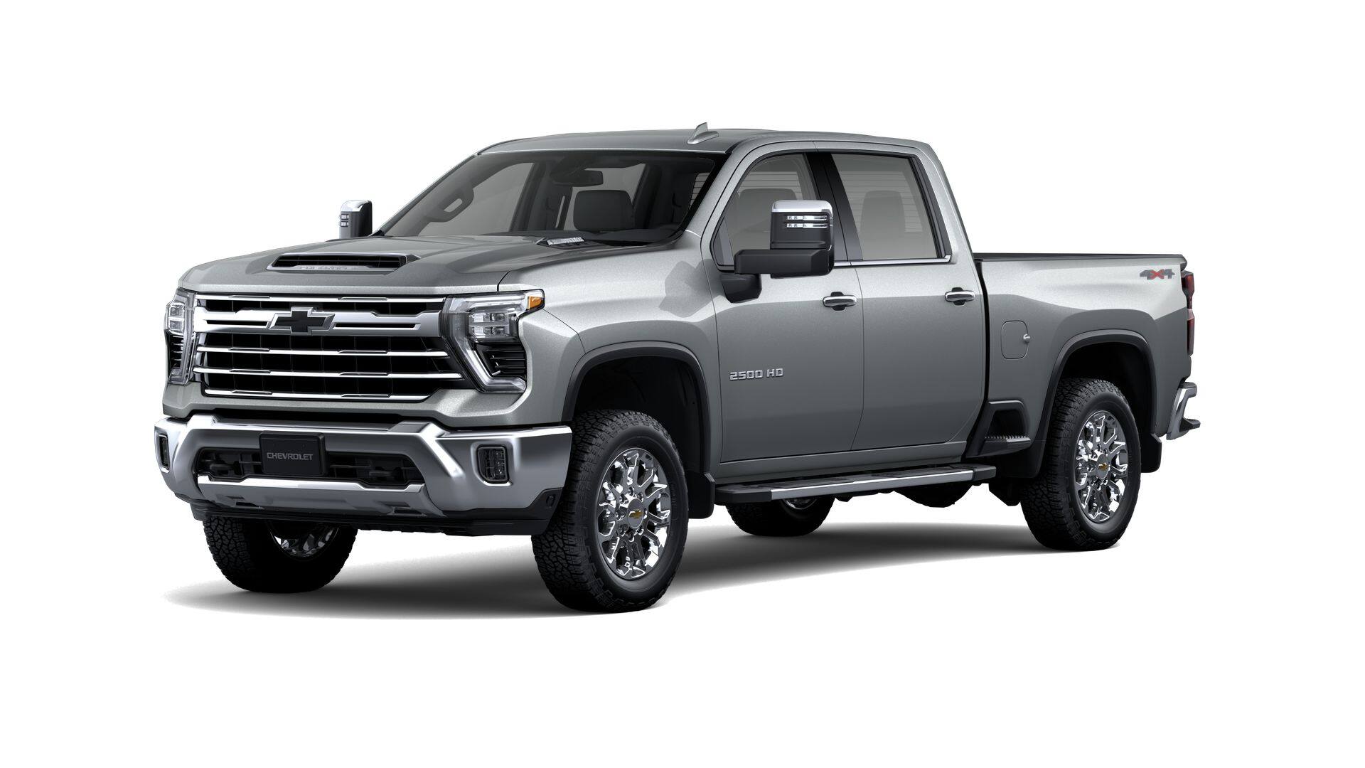 2026 Chevrolet Silverado 2500 HD LTZ in Sterling Gray Metallic — front three-quarter view