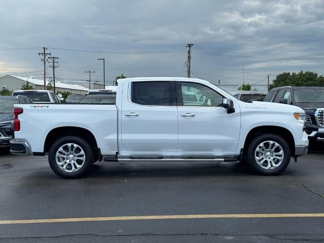 2026 Chevrolet Silverado 1500 LTZ in Summit White — front three-quarter view