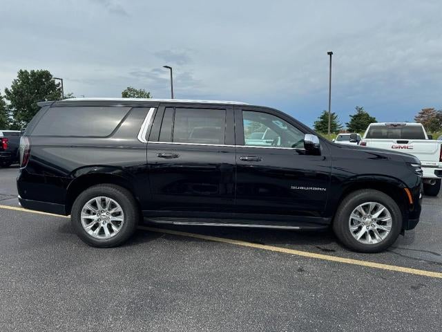 2026 Chevrolet Suburban Premier in Black — front three-quarter view