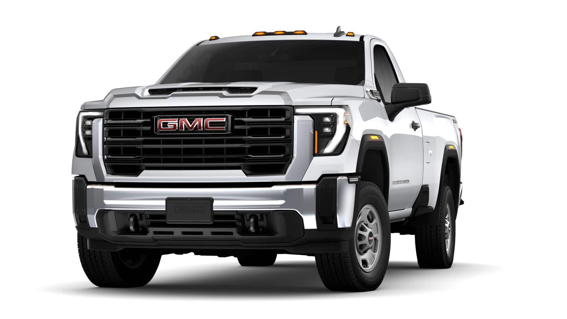 2026 GMC Sierra 2500 HD Pro in Summit White — front three-quarter view