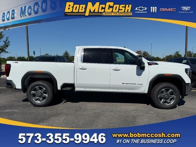 2026 GMC Sierra 2500 HD SLE in Summit White — front three-quarter view