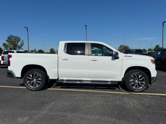 2024 Chevrolet Silverado 1500 LT in Summit White — front three-quarter view