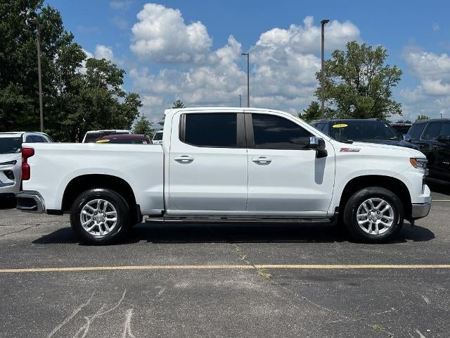 2025 Chevrolet Silverado 1500 LT in Summit White — front three-quarter view