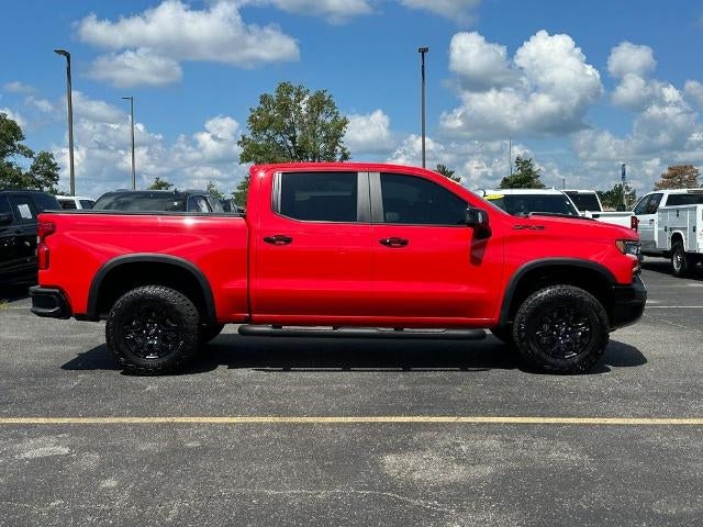 2025 Chevrolet Silverado 1500 ZR2 in Red Hot — front three-quarter view