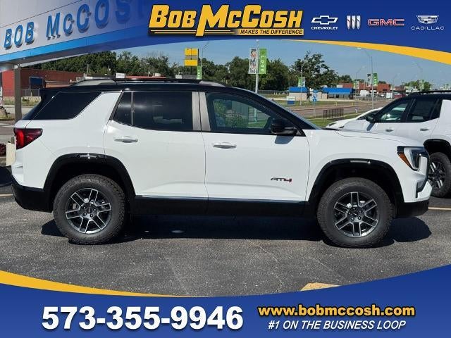 2026 GMC Terrain AT4 in Summit White — front three-quarter view