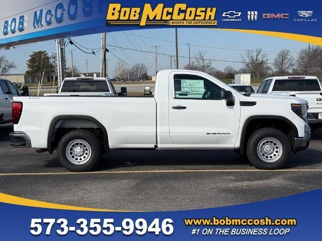 2026 GMC Sierra 1500 Pro in Summit White — front three-quarter view