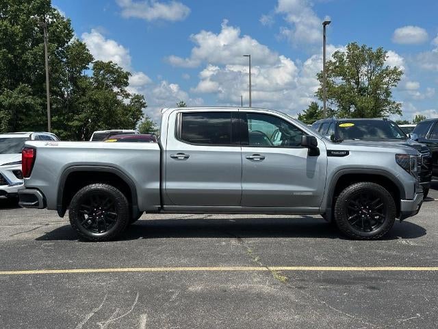 2023 GMC Sierra 1500 Elevation in Sterling Metallic — front three-quarter view