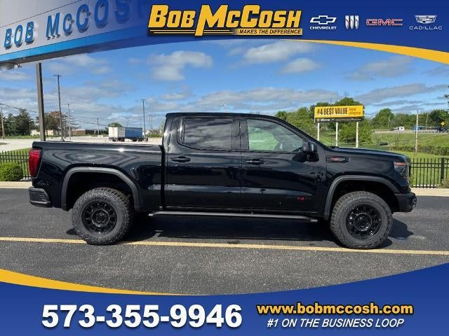 2026 GMC Sierra 1500 AT4X in Onyx Black — front three-quarter view
