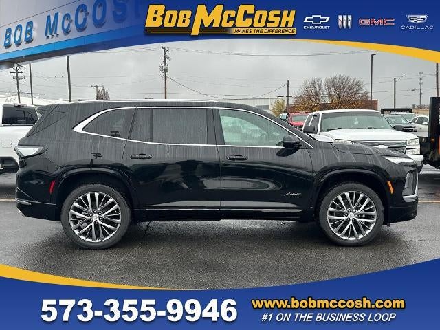 2026 Buick Enclave Avenir in Ebony Twilight Metallic — front three-quarter view