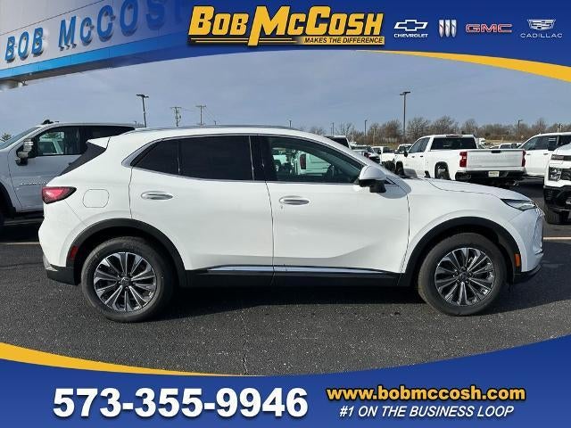 2025 Buick Envision Preferred in Summit White — front three-quarter view