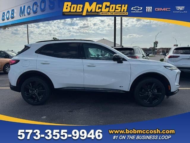 2026 Buick Envision Sport Touring in Summit White — front three-quarter view